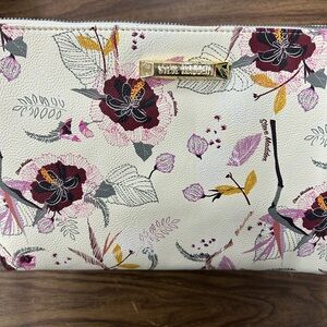 Steve Madden Floral Print Cosmetic Bag